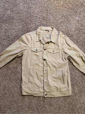 Pull&Bear Beige Lightweight Men's Shirt Jacket
